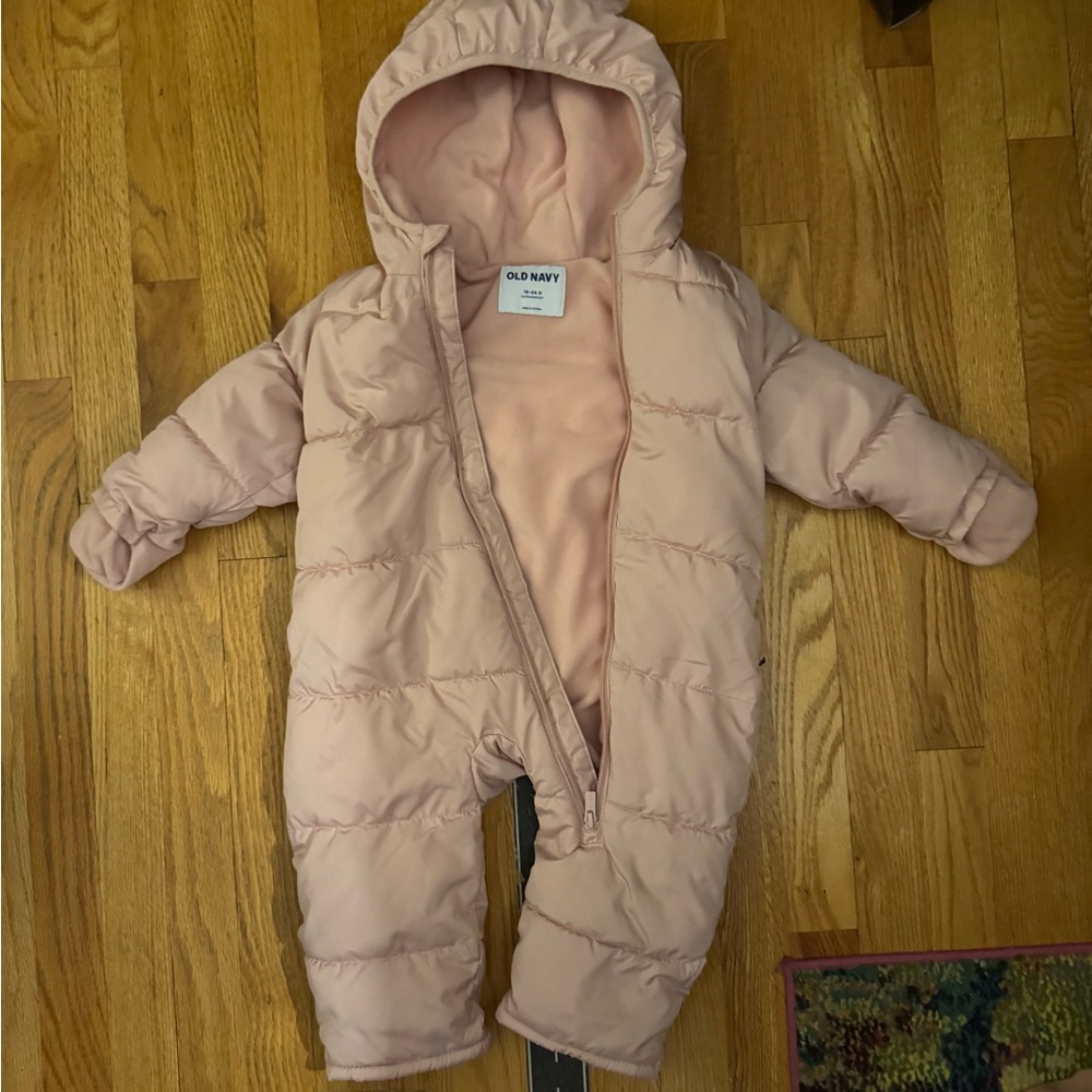 Pink Toddler snow suit
